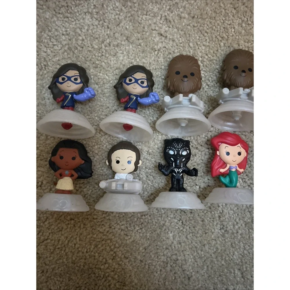 Mcdonalds Disney 100 Anniversary Toys 14pc Goofy, Moana, Stitch , Wonder Woman